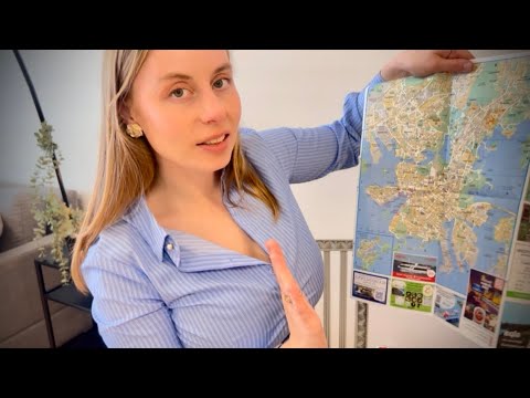 asmr travel agency / receptionist roleplay personal attention