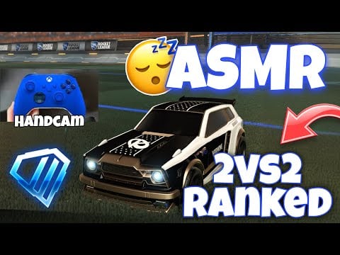 ASMR Français • CHUCHOTEMENT DOUX EN RANKED 2VS2 SUR ROCKET LEAGUE POUR DORMIR ! 😴 (avec handcam)