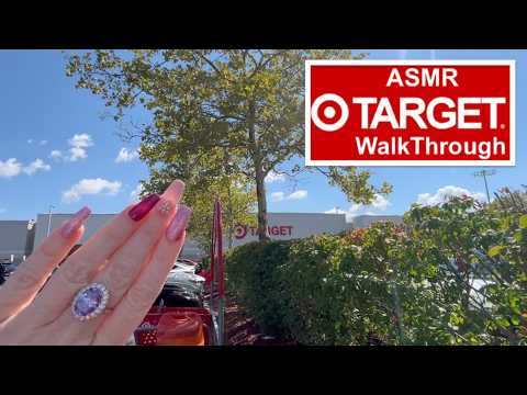 ASMR Gum Chewing Target Store Walk Through | Whispered Voice Over