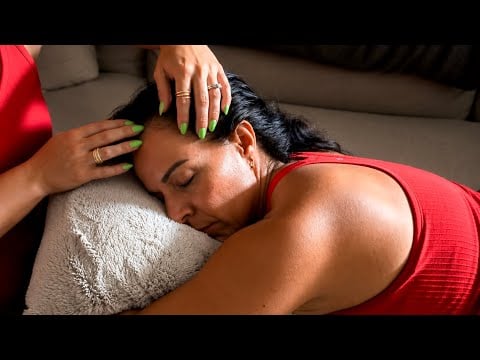 ASMR | Come Rest for a While 🤍| Hair Play, Back Scratching & Neck Attention
