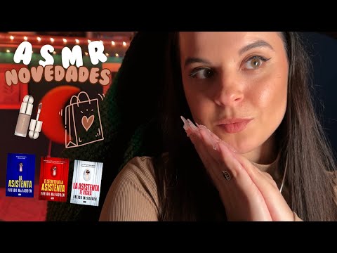 ASMR Novedades | Últimas Compras, Libros del mes…Susurros y Tapping ♡