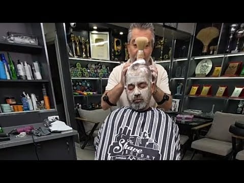 HAIR AND BEARD TRIMMING AND MASSAGE WITH MUNUR ONKAN