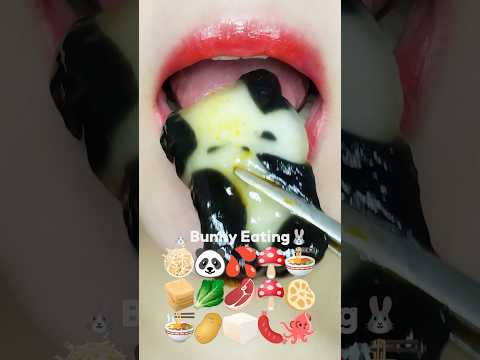 ASMR Eating Panda Bunmoja 🐼🎋 MUKBANG