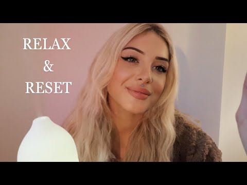 ASMR Nervous System reset 🦋( Gentle triggers, comfort, safe space, positive affirmations, reiki)😴