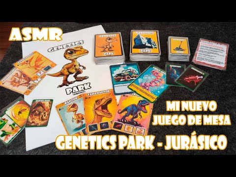 ASMR | Mi nuevo juego de mesa (Prototipo) Genetics Park (Jurásico)