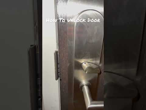 How To Unlock Door