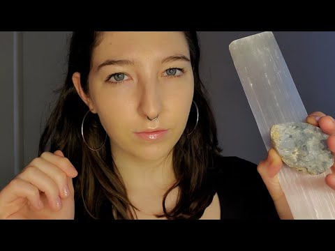 ASMR crystal meditation | soft spoken British accent | relaxing & peaceful | lofi