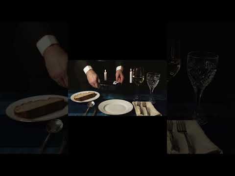 ASMR White Bean Soup Place Setting