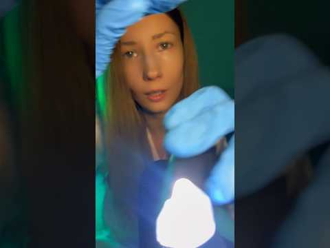 ASMR Eye Doctor 👁️ Checking Eye Reflexes | Relaxing Medical Exam #asmr #asmrexam