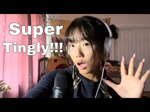 ASMR random and tingly triggers + rambling (no editing)