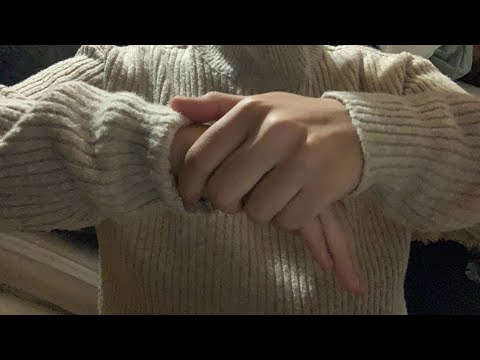 Pure fabric scratching, hand sounds, palm scratching lofi ASMR
