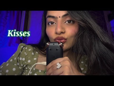 These tiny kisses are meant to calm your heart Asmr 💋🤫