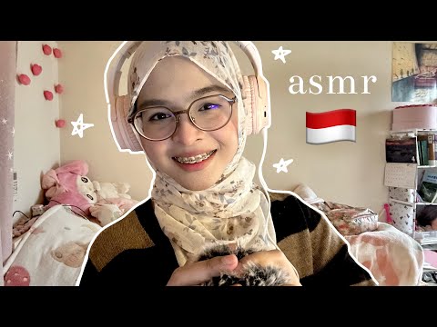 ASMR 🇮🇩♡ INDONESIAN TRIGGER WORDS (+ MOUTH SOUNDS, FLUFFY MIC SCRATCHING, HAND SOUNDS)🐥✨