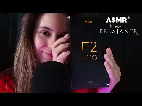 (ASMR) UNBOXING POCO F2 PRO (Tapping, Scratching y mucho más) | Sonidos MUY RELAJANTES