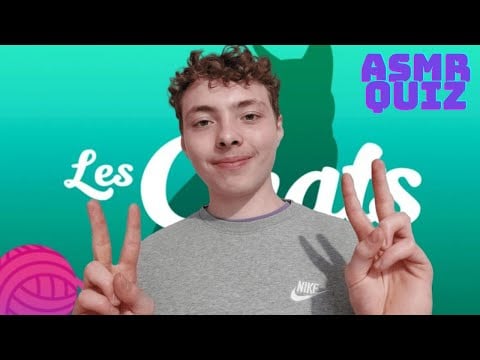 ASMR FR: Quiz sur les🐱miaous miaous🐱(Le GOAT des animaux de compagnie)