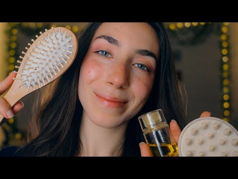 ASMR Cozy Personal Attention For Sleep (skincare, face & head massage, layered sounds) 😴🌙