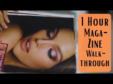1 HOUR Magazine Flip-Through + Commentary (soft spoken) ASMR
