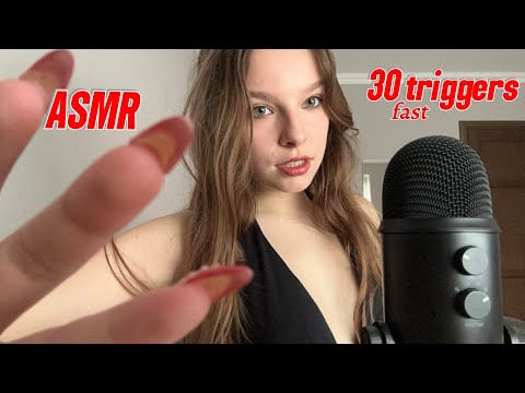 асмр 30 быстрых триггеров // asmr 30 fast triggers (1000% мурашек)