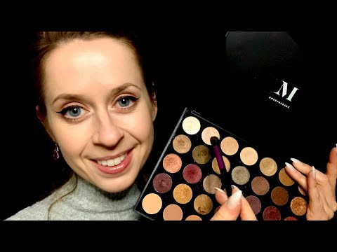 ASMR Best Friend Does Your Makeup 💄 ~ [Personal Attention + Gum Chewing]