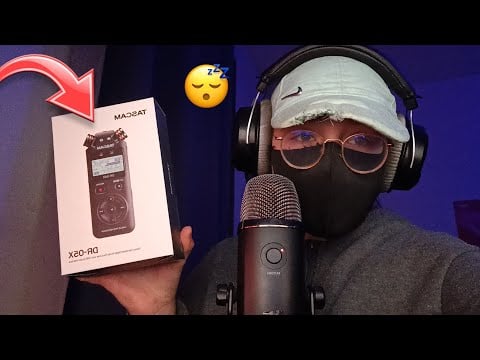 ASMR Français • UNBOXING et je TEST mon NOUVEAU MICRO le TASCAM DR-05X 😴💤 (il est incroyableeee !!💫)