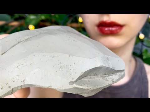 Дагестанская глина Серый жемчуг | Dagestan clay Gray pearl | ASMR
