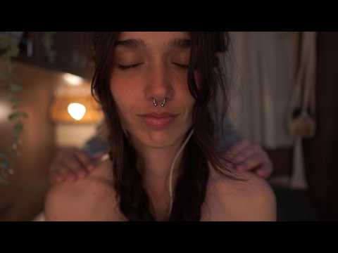 ASMR Masaje REAL para DORMIR: espalda, manos & cabeza 