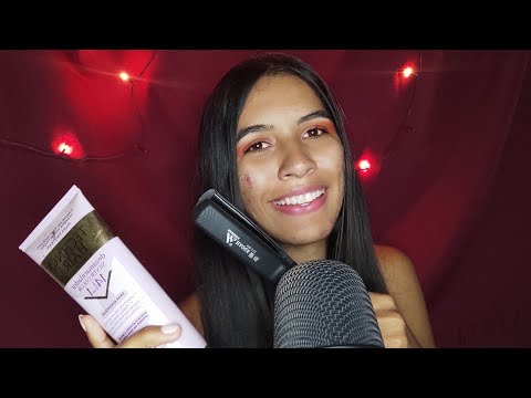 ASMR SUA MELHOR AMIGA FAZENDO CHAPINHA EM VOCÊ 💆🏾‍♀️