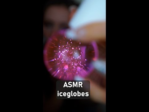 ASMR tingly iceglobes ✨ #shorts #asmr