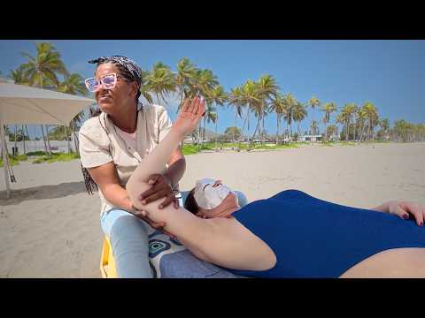 Así se inicia el año en Venezuela: MASAJE PLAYERO en Margarita 🌴💆🏻