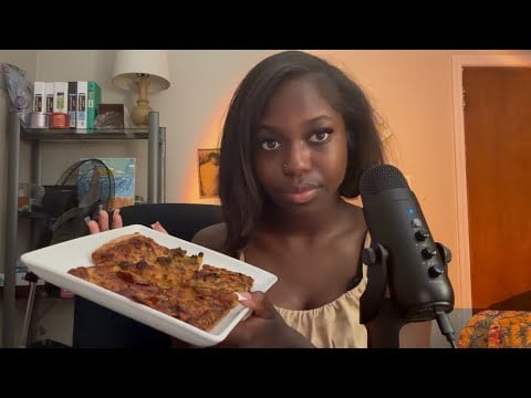 ASMR Pizza Mukbang & Rambling 🍕