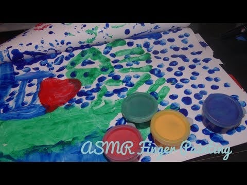 Soft Spoken Whisper - Finger Painting ASMR Sleep