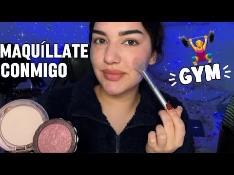 ASMR MAQUILLAJE para ENTRENAR 💪🏻 Mientras Hablamos 💕
