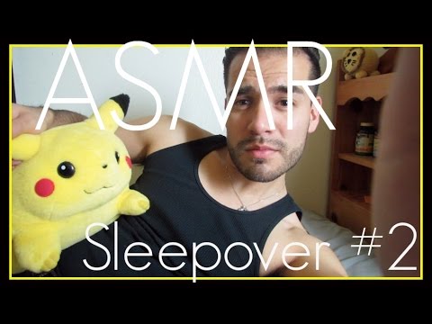 3D ASMR - Sleepover Roleplay #2 (Scratching Sounds & Sleepy Male Whisper)