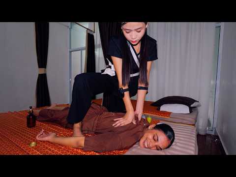 ASMR: I was Brand New - Strong Deep Lao Back Neck Shoulder Massage