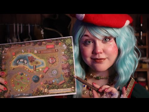 ASMR Renaissance Festival! 🧚✨⚔️ Job Orientation, Map Tracing, Character Design ✨ ASMR Roleplay