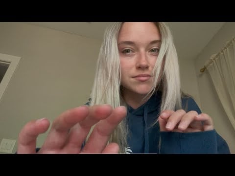 actual low quality asmr (again) (face touching & tapping/showing you trinkets)