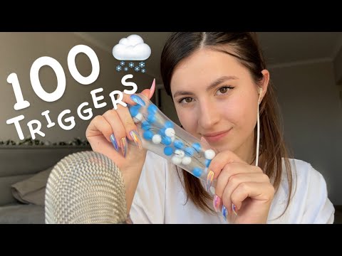 Asmr 100 triggers in 10 minutes for sleep and relax 😴#asmr #asmrsleep