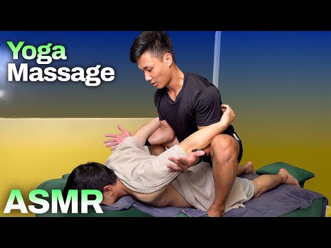 ASMR 🔥 I Tried a "SPECIAL" Massage with Yoga, Shiatsu and More!