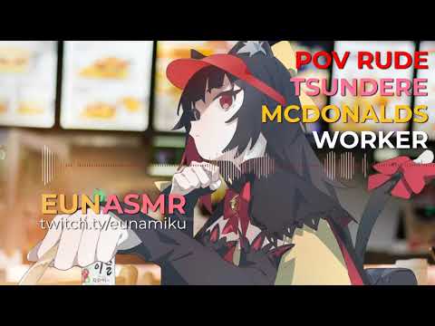 ASMR - POV: you order at the worst rated mcdonalds ♡ [mouth/eating sounds, tapping, whispers]