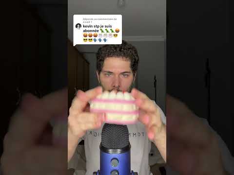 ASMR EMOJI CHALLENGE 🦖🤬🎂😎🗣️ #asmr #asmrfrançais #emojichallenge #shorts