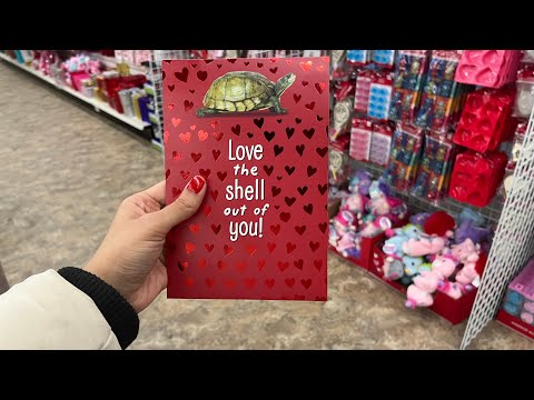 ASMR at Dollar Tree Valentine’s Day - Crinkle Sounds