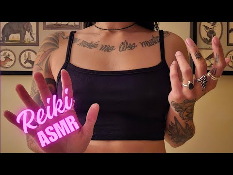 Reiki ASMR lofi l finger fluttering l hand movements l hypnotic l ring sounds l tingles