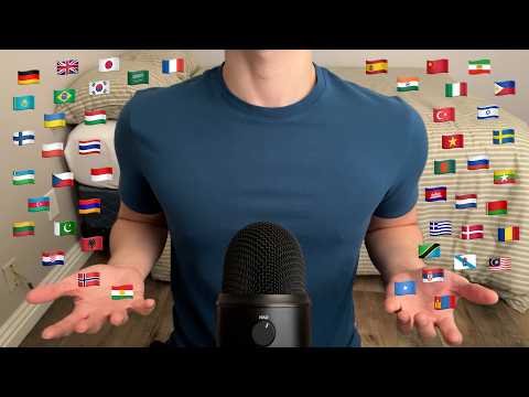 ASMR | Trigger words in 50 different languages