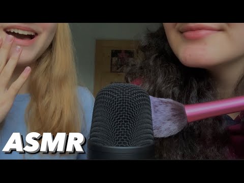 my friend tries ASMR