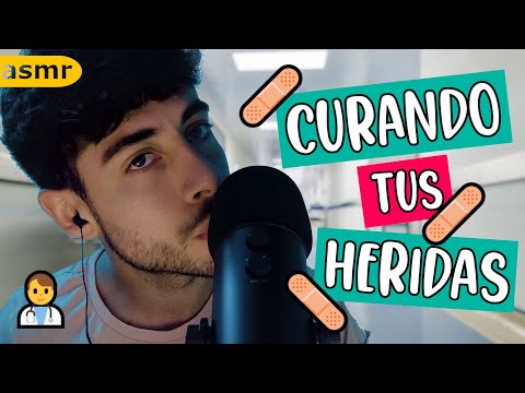 ASMR😴 ROLEPLAY👅 Curando tus Heridas 🩹 | ASMR Español | MAJIK ASMR