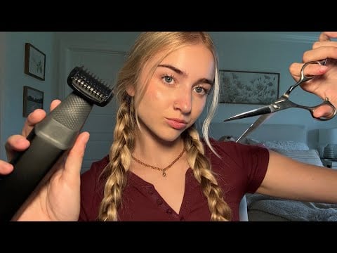 ASMR Barbershop Haircut And Beard Trim✂️ Fast Paced 