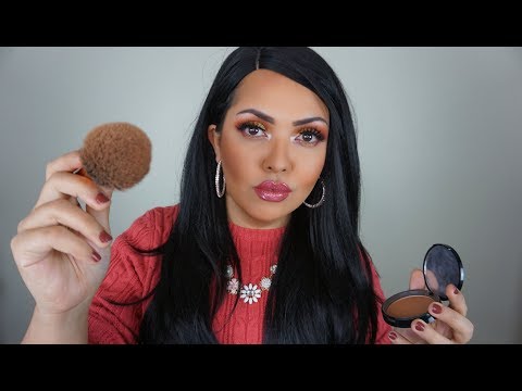 ASMR Doing Your Gorgeous Makeup Soft Spoken to Sleep Fast