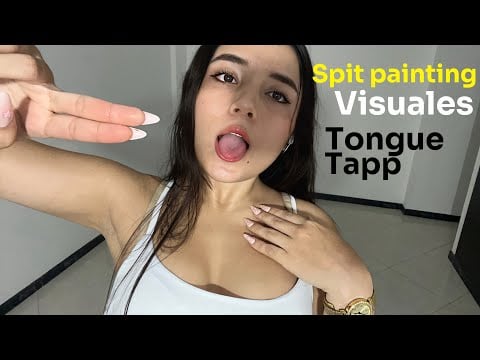 Asmr CASERO Spit PAINTING ♡ RÁPIDO Y MUY CERCA