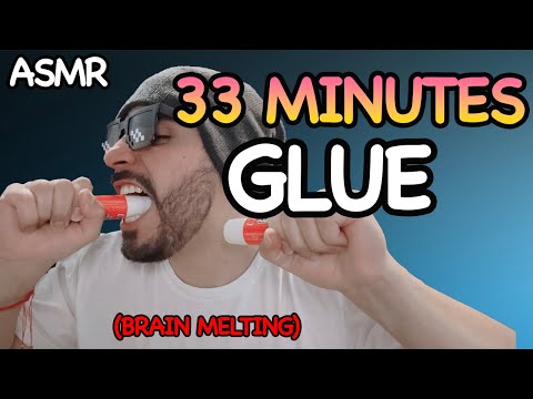 ASMR Glue on Microphone (Brain Melting 🧠)