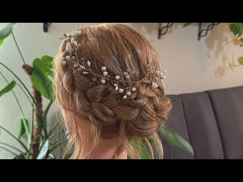 ASMR Bridal low Bun Hairstyle - Hair Styling - Perfectionist - Hair Fixing - Finishing Touches 👰🏻‍♀️